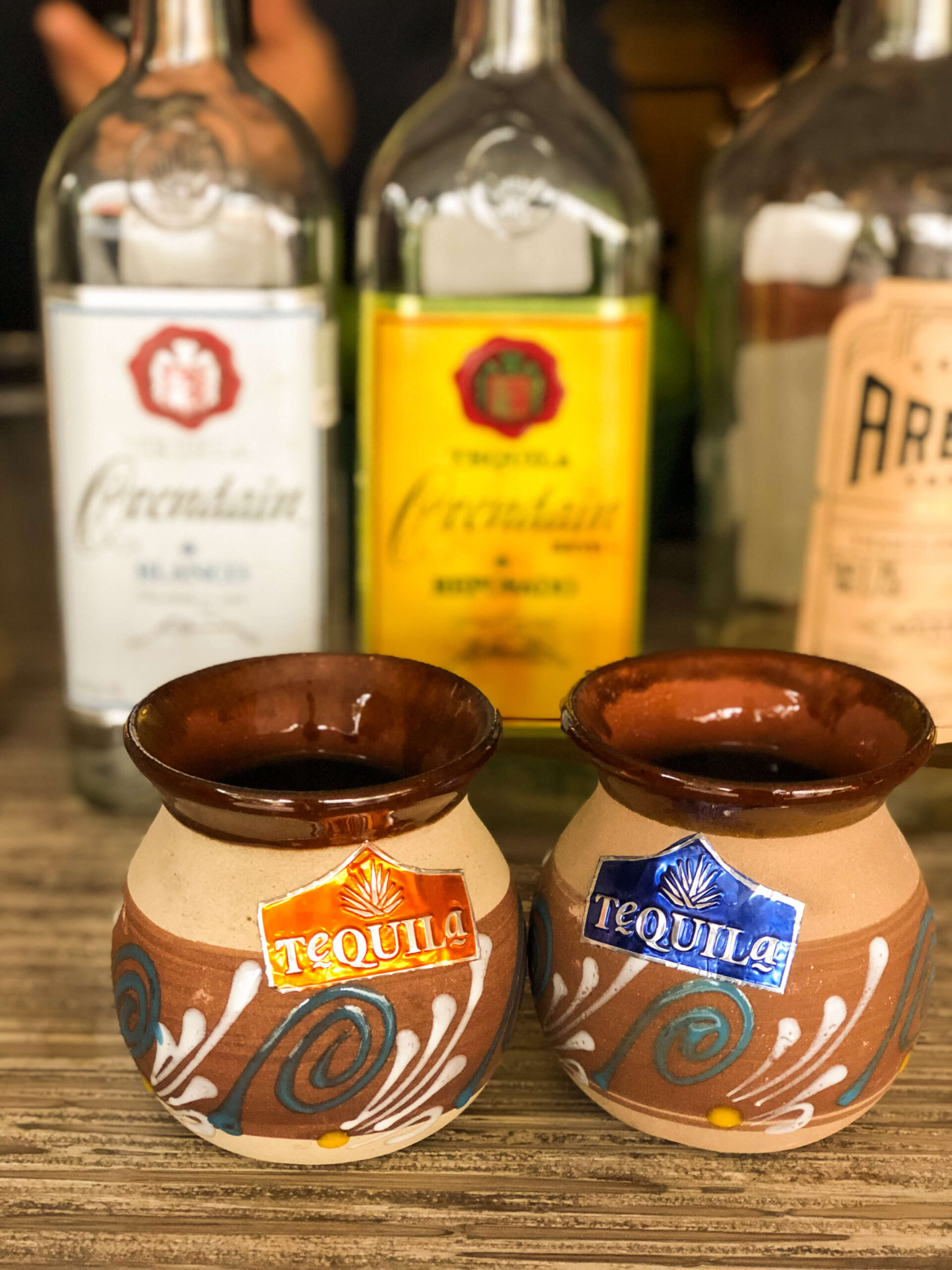 image of tequila cups from tequila tasting 