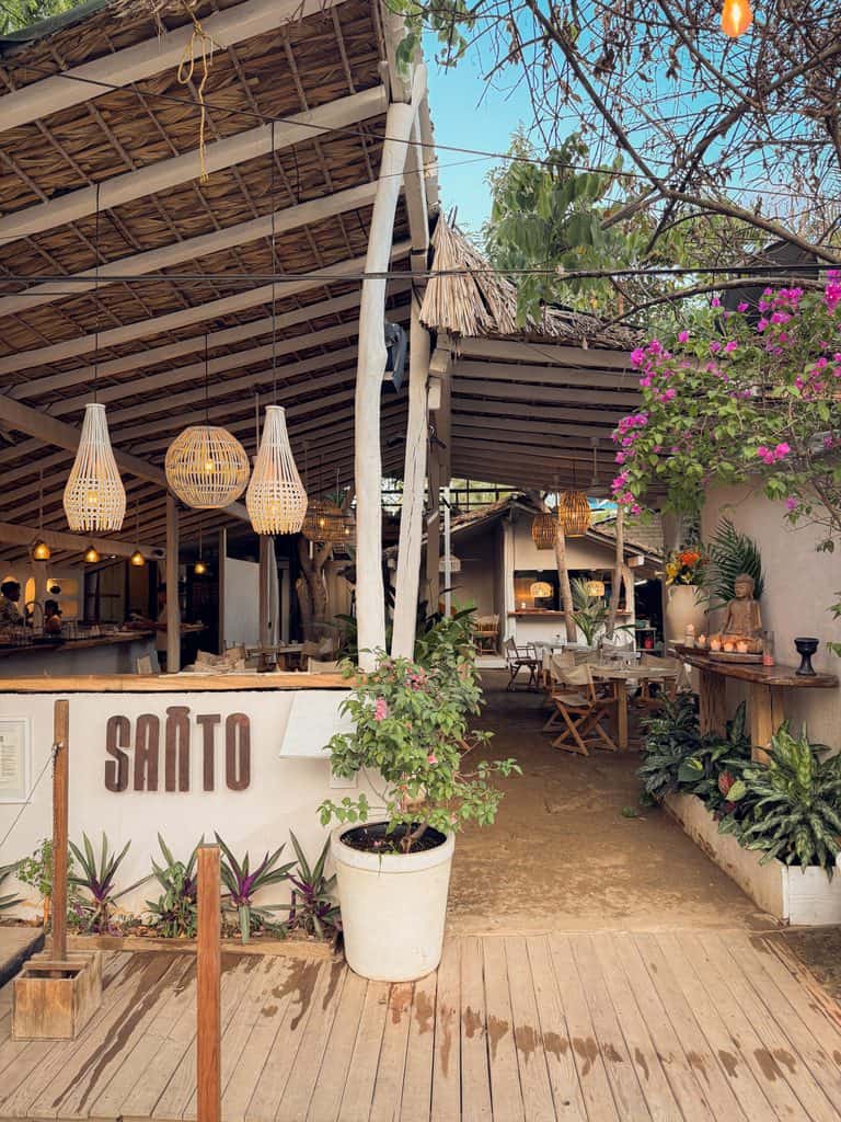 image of santo restaurant in la punta