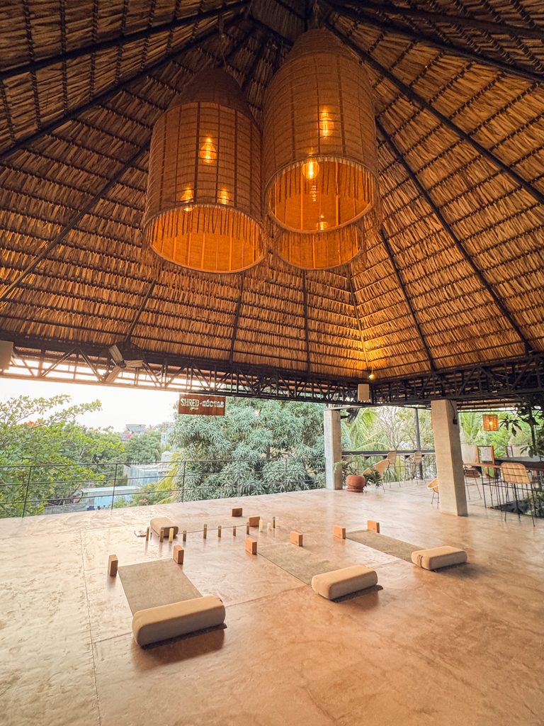 image of yoga on a terraza