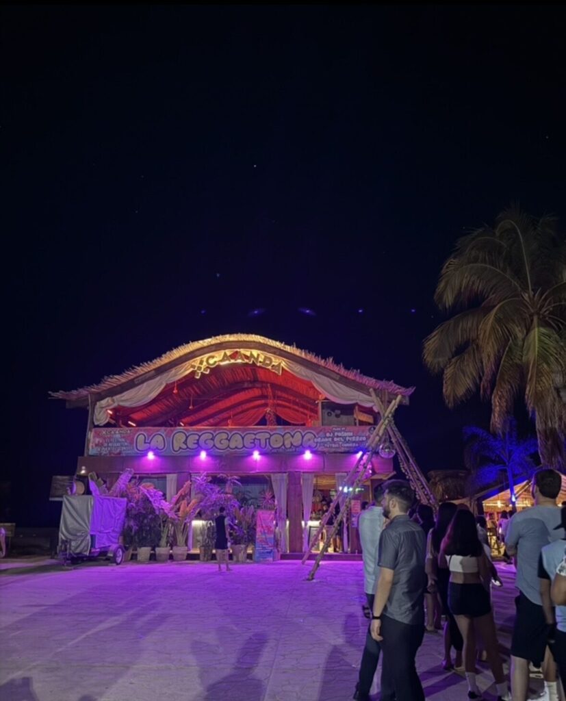 image outside of xcaanda club at night