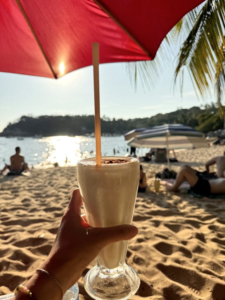 image of a pina colada at playa manzanillo