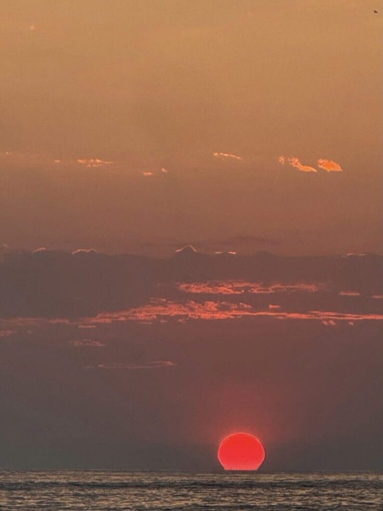 sunset at zicatela 