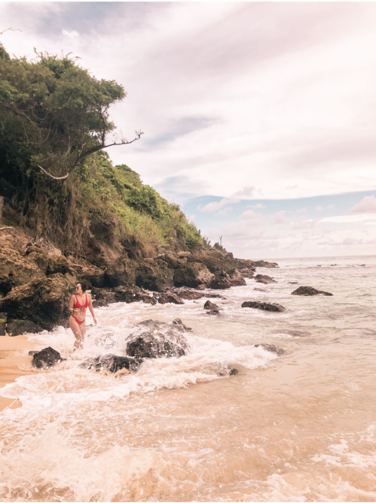 me and playa carrizalillo for blog post on how many days in Puerto Escondido