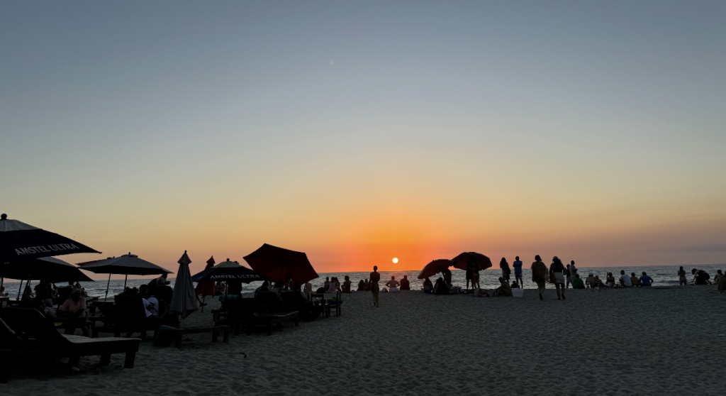 sunset at la punta