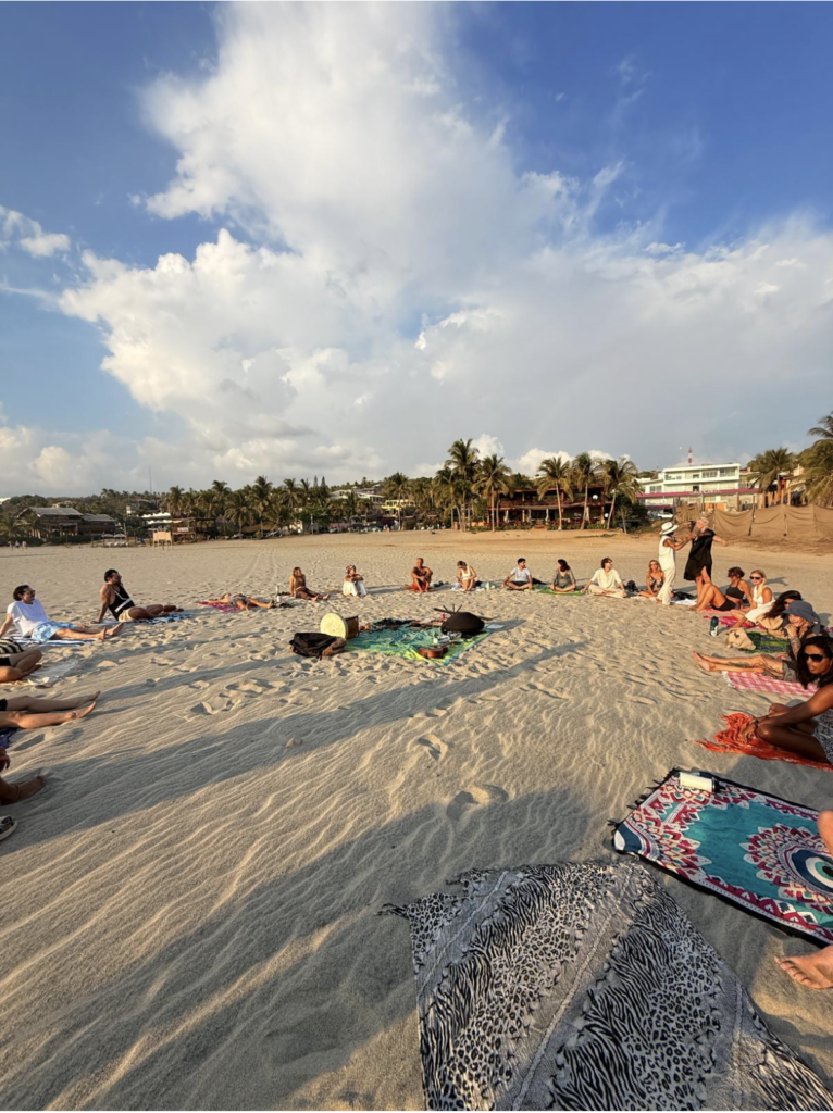soundbath at playa zicatela